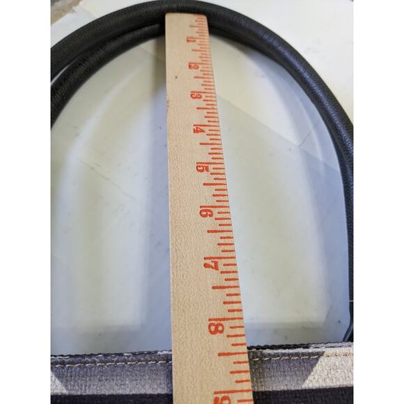 Wrangler Southwestern Pattern Canvas Black Tote Bag Purse Montana West New - Picture 7 of 8